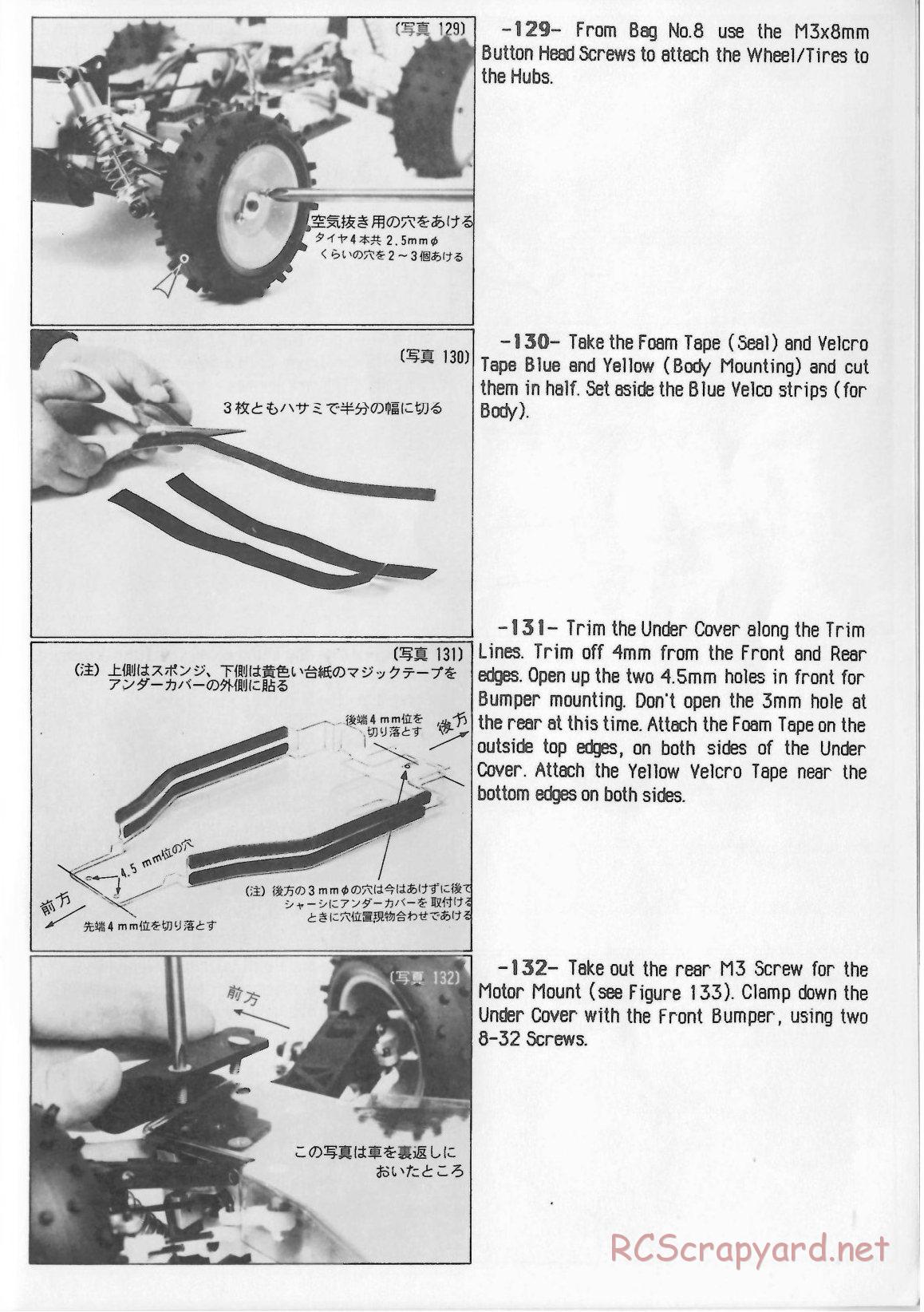 Yokomo - YZ-870c Super Dog Fighter (1987) - Manual - Page 35